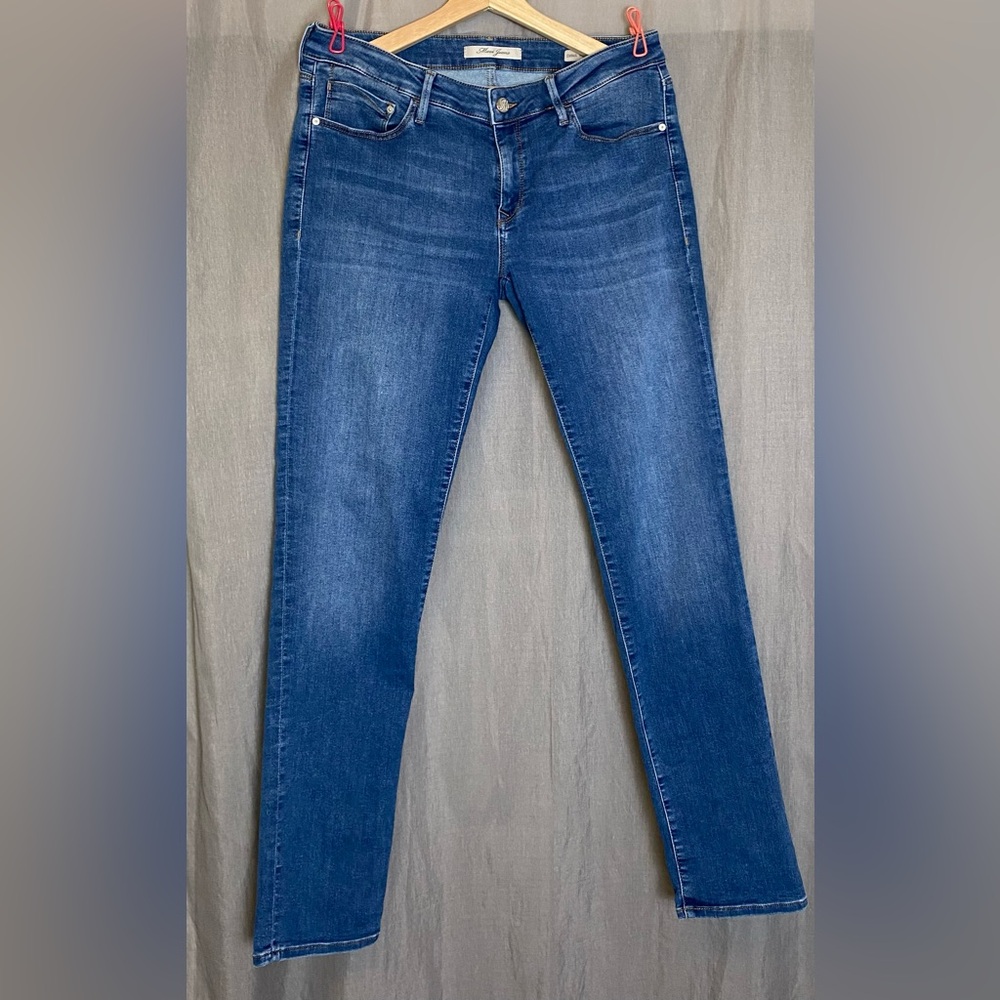 Mavi Emma Slim Boyfriend Medium Wash Stretch Soft Jeans Size 30 X 32